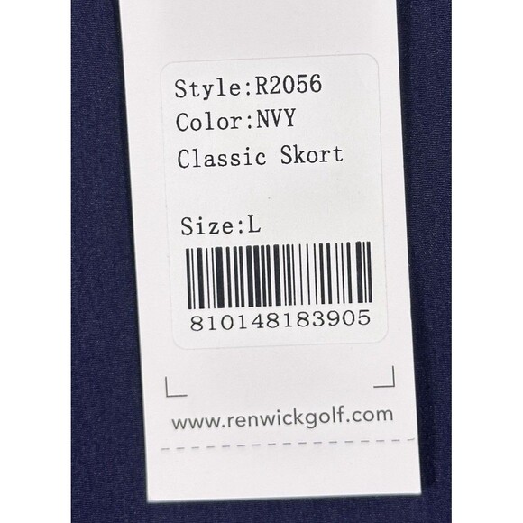 Renwick Classic Skort Women’s L Blue Golf Performance Pickleball Tennis Stretch - Picture 7 of 10